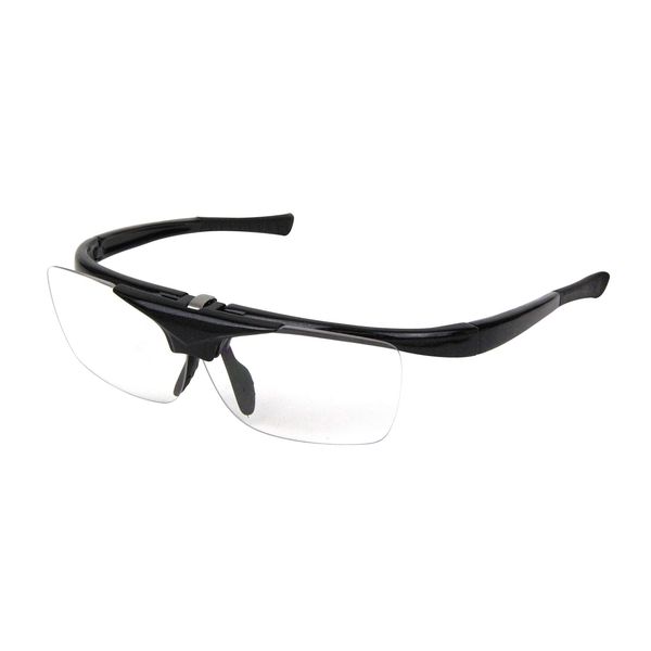 SK11 SG-HN15 Honeycomb Reading Eye Protection Glasses with Prescription +1.5 Black