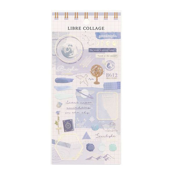 LIBRE COLLAGE/Libre Collage (Blue) Decoration, Transparent, Tracing Paper