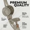 Premium Garlic Press Set - Rust Proof & Dishwasher Safe Garlic Mincer Tool