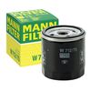 Original MANN-FILTER Oil filter W 712/75 – For Passenger Cars