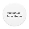 Agile Scrum Master Lean Project Management Funny PM Coach PopSockets Swappable PopGrip