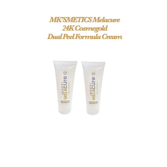 2 Tubes MK’smetics Melacure Dual Peel Formula Advanced Cream, 60ml Each