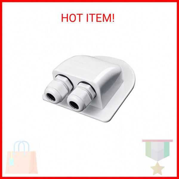 Solar Cable Entry Gland, Waterproof Solar Double Cable Connector Cover Solar