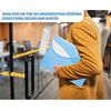 M1SS 80pcs (Sky Blue + White) A4 Dual Pockets Stud Popper Wallets Lightweight Document Folder with Two snap Buttons, Sorting & Storage Paperwork Best for Office, School