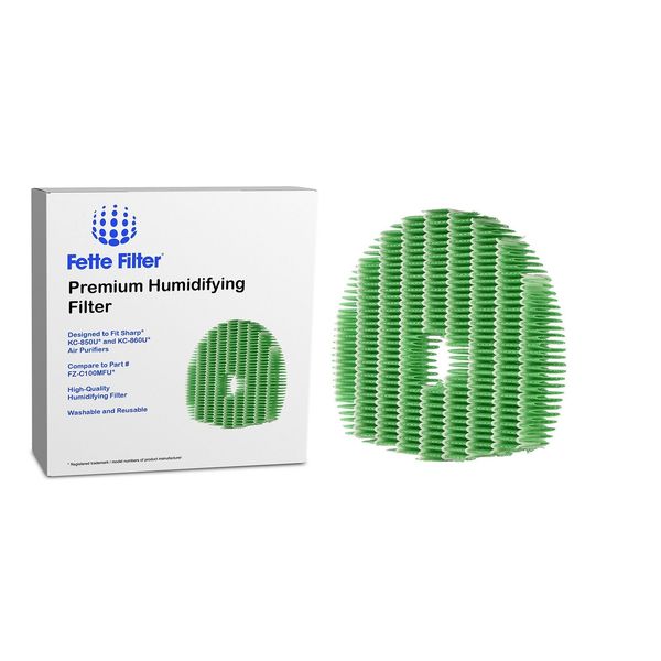 Fette Filter - Humidifier Filter Compatible with Sharp KC-850U and KC-860U