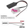 Dweekiy Bluetooth music stereo audio interface adapter adaptor cable, 32 pin cable adapter Aux car Bluetooth kit suitable for A4 A6 R8 RNS-E