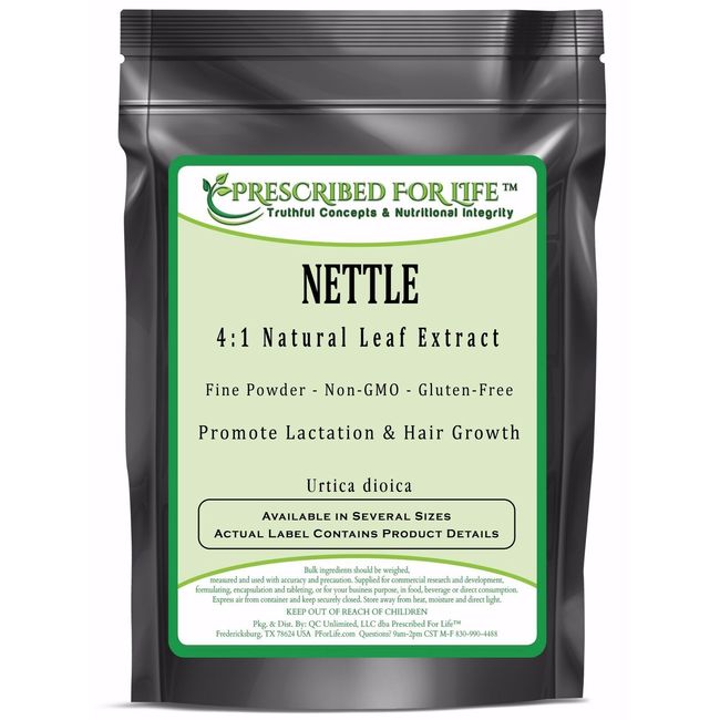 Nettle - 4:1 Natural Leaf Fine Powder Extract (Urtica dioica), 1 kg