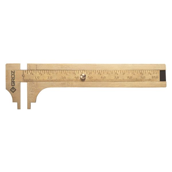 Groz 01304 4" Brass Caliper