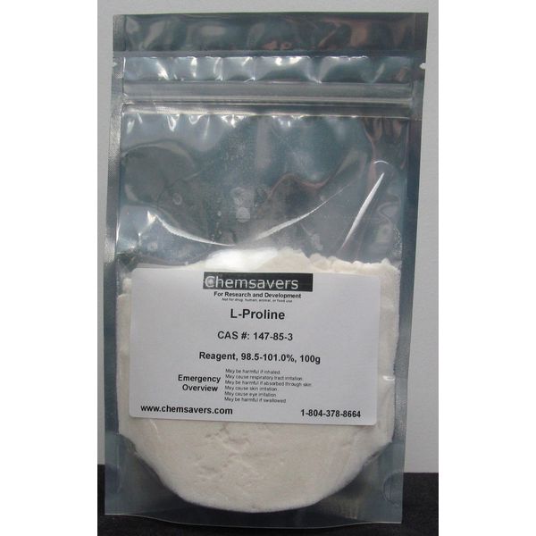 L-Proline, Reagent, 98.5-101.0%, 100g