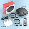 Desobry Mini DVD Player for Smart TV, Multi Region, Support USB/TF Card Input, HDMI/RCA Cable
