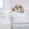 Pack of 6 Sterilite 18 Quart White Dishpans Durable Rectangular Kitchen Bins