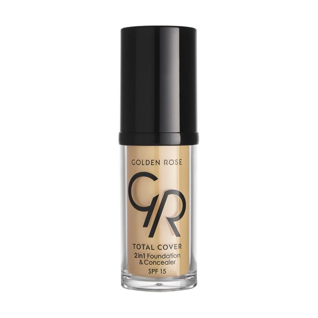 Golden Rose Total Cover 2In1 Foundation&Concealer No:15 1 Paket