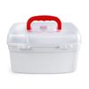 Cello Medico First Aid Box Plastic, Rectangular Medicine Box, Medical Box, Multi Purpose Box, Multi Utility Storage with Handle, White