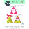 Sizzix Thinlits Die Set 15PK-Christmas Character Box by Kath Breen, 665338, Multicolor, One Size