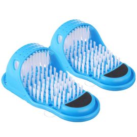 Brush Remove Dead Skin Massage Foot Bath Slipper Scrubber Plastic Cleaning  Shoe