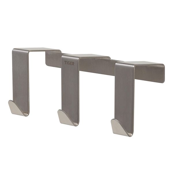 Tiger Basic Door hook 40 mm, Brushed stainless steel, 57x126x57mm