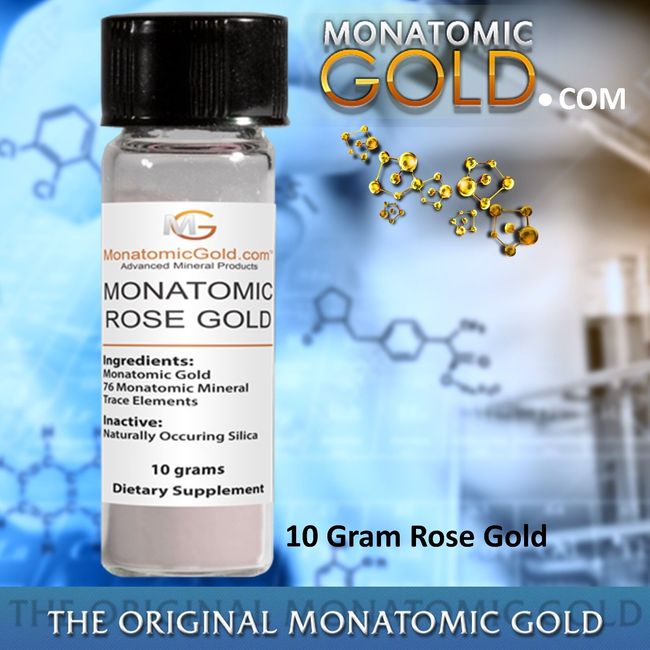 MONATOMIC ROSE GOLD *ORMUS* WHITE POWDER GOLD* 10 gram Andara M-6 Monaoatomic