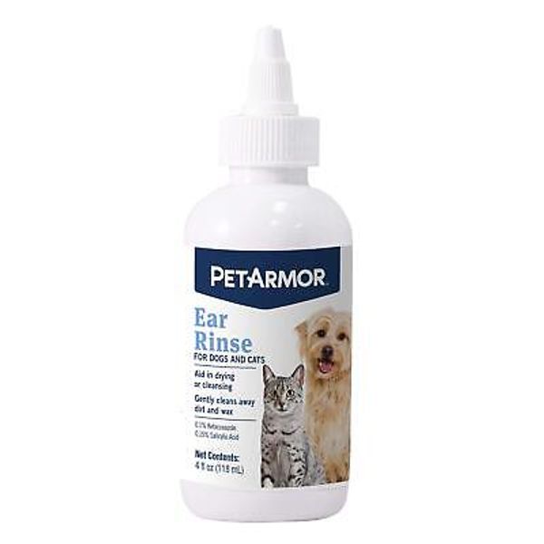 Cat Dog Ear Drops Infection Antibiotic Treatment Medicine Yeast Fungus Itching