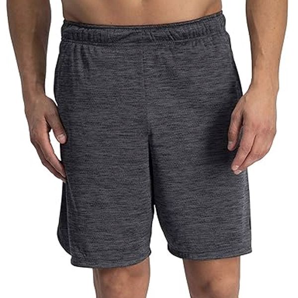 Three Sixty Six Men's Gym Shorts - Black Metallic / S