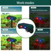 2PCS Solar Outdoor Wireless Motion Sensor Alarm 2*130db Loud Noise Maker 4 Modes