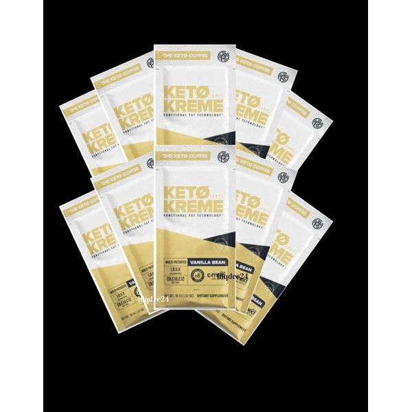 🔥Pruvit Keto Kreme Coffee Vanilla Bean 10 PK Exp 8/2025 FRESH