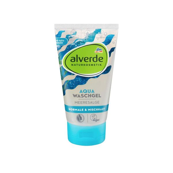 alverde NATURKOSMETIK Waschgel Aqua Meeresalge, 150 ml