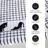 Samuel Lamont Tea Towel, Cotton, Midnight Black, One Size