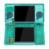 eXtremeRate ds Lite Compatible with Custom Replacement Shell Clear Material, Replacement Buttons, Screen Lens Compatible with Nintendo DS Light [Clear Green]