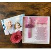Sentimental Gift for Grandma from Granddaughter/Grandson - Handmade in USA Glass Cross and Grandma Poem - Gift for Grandmother for Mother's Day/Christmas/Birthday- Christian Gift For Grandma