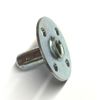Round Piano Caster/Wheel Socket (Mounting Plate) 2 1/8" diameter, w/screws
