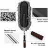 Car Wash Duster Microfiber Brush Mop Cleaning Telescoping Wax Dust Dusting