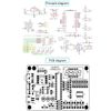 DUTTY DIY Radio assembly kit,FM frequency modulation circuit board production