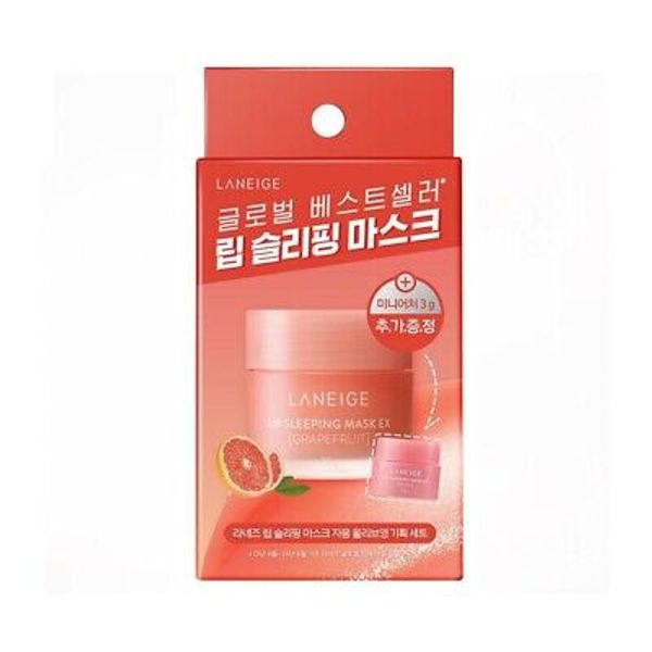 LANEIGE Lip Sleeping Mask GRAPEFRUIT 20g + 3g [Korean Version][Fast Shipping US]