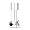 Hansa Premium Fireplace Tool Set(3 Parts)Square Hanger,Fire Tools Stainless Stee