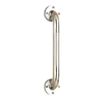 Wall Grab Bar Size: 12", Finish: Chrome