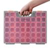 2PCS Multi-Purpose Toolbox, Professional Organizer with 22 Bin Compartments USA