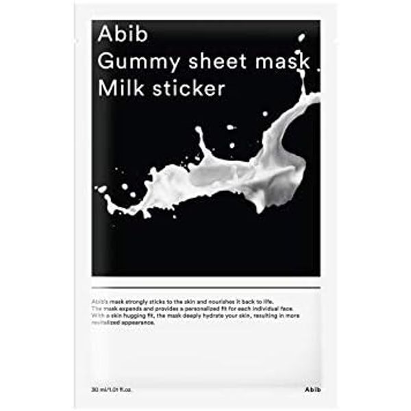 Abib Gum Sheet Mask Pack Milk Sticker 10E