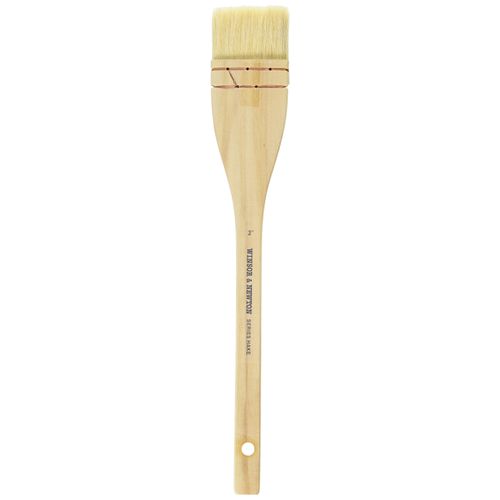 Winsor & Newton Hake Wide Flat Wood Handle Brush-2"