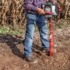 Earthquake 6-Inch Earth Auger Bit, Fishtail Point, Flex-Coil Technology, EA6F
