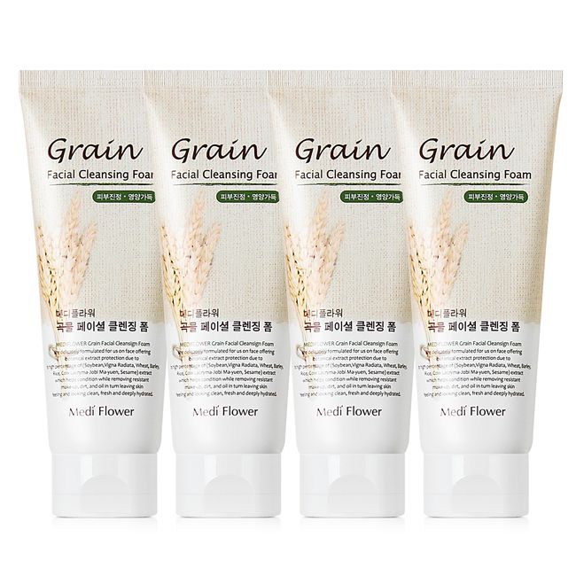 Mediflower Grain Facial Cleansing Foam 150ml 1+1+1+1