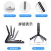 SZSL Mobile Phone, Tablet, PC, Universal, Foldable Stand, Small, Portable, Live Broadcasting, Multi-functional, Black