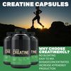 Micronized Creatine Monohydrate Capsules, 2.5g, 60 Count, for Muscle Building Support