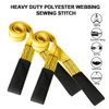 2Pc 2"x6ft Nylon Web Lifting Sling Tow Strap Eye &Eye with Heavy Duty Flat Loops