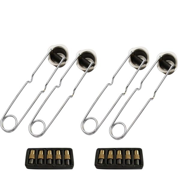 MENSI 4 Pack Spark Torch Igniter Single Flint Spark Lighter for Propane Kitchen Torch Starter with 10pcs Free Flints