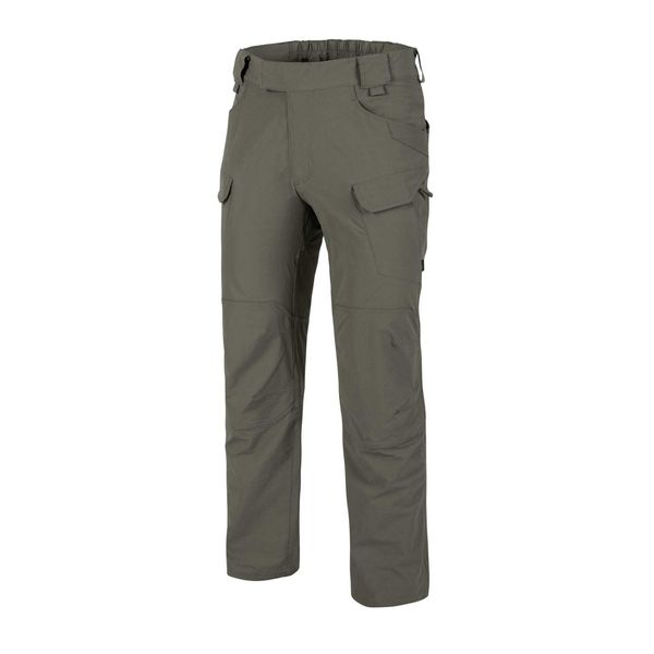 Helikon-Tex OTP Outdoor Tactical Pants - Water Resistant Ripstop Mens Cargo Pants - Outback Line - Lightweight, Hiking, Law Enforcement, Work Pants, Taiga Green Waist 32 Length 34