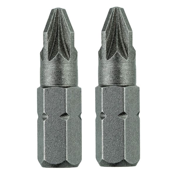 2 puntas Pozidriv Pz2 25mm