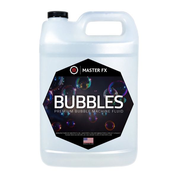 Bubbles - Premium Bubble Machine Fluid - Creates Long Lasting Colorful Bubbles - Non-Toxic - 1 Gallon