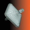 Square Suction Hydrophobic Bacteria Filter 1/8 Screw Mount 1/4 to 1/2