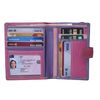 STARHIDE Womens RFID Blocking Compact Leather Multi Coloured Purse 5535 (Fuchsia Multi)