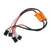 X AUTOHAUX 2pcs H7 LED Car Headlight Canbus Decoder Error Free Warning Resistors Decoder Replacement Anti Flicker Resistor